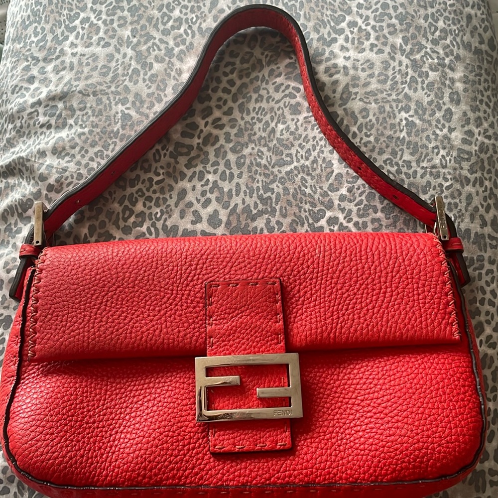 Fendi Baguette Papavero Handbag